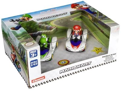 Zestaw aut Carrera Pull & Speed Nintendo Mario Kart P-Wing Twinpack (9003150130277)