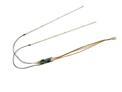 Комплект LED-подсветки монитора 2x LED полосы + контроллер YGD-9E до 24", 63 диода, 530 мм
