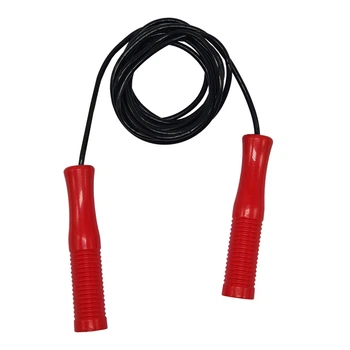 Детская Скакалка №1 Colorplast 0749(Red) диаметр 3,7 мм, длина 270 см, черная