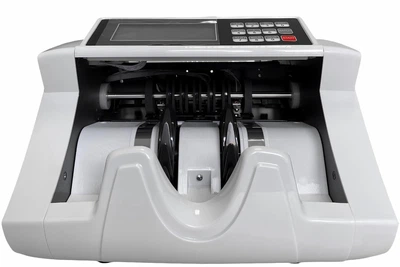 Счетная машинка банкнот MULTI COUNTER PRO 2024 White Аппарат для сортировки валюты с детекцией денег и автоматическим стартом подсчёта