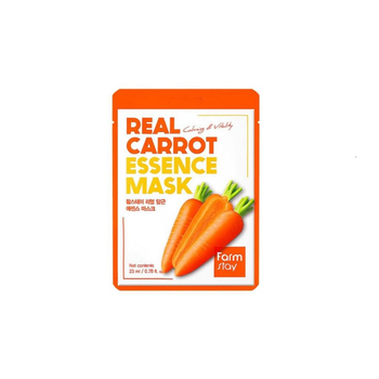 Тканевая маска FarmStay Real Carrot Essence Mask для лица с экстрактом моркови 23 мл