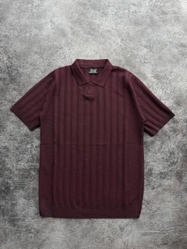 Мужская футболка поло бордовая 2XL pvlnks-308