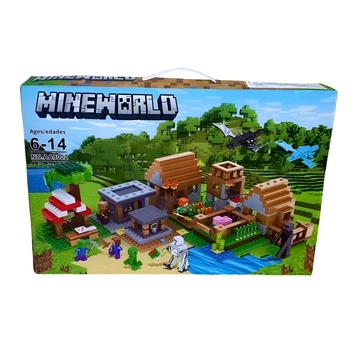 Детский конструктор Mineworld Лесная деревня на 938 деталей (AA8002)