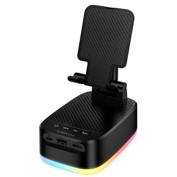 Bluetooth-колонка Borofone BR200 с Power Bank 1500 mAh и держателем, портативная, беспроводная