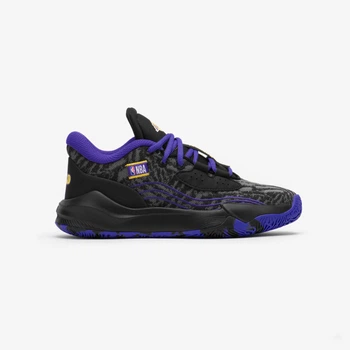 Баскетбольні кросівки Fast 900 дитячі низькі NBA Lakers чорні - EU38