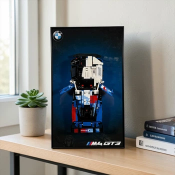 Арт Держатель Рамка 50x30 см. на Стену для Конструктора LEGO Technic Автомобиль для гонки BMW M4 GT3 EVO (42226) BMW М4 - Type-A