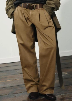 Штани Zara 10787 44 Коричневий (4470)