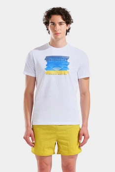 Чоловіча футболка Arena WATER PRINT T-SHIRT 011001-100 M Білий