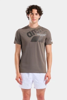 Чоловіча футболка Arena LOGO T-SHIRT 011000-250 XL Шоколадний