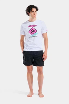 Чоловіча футболка Arena SLIPPERY SURFACE PRINT T-SHIR 011332-100 M Білий