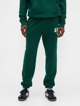 Спортивные штаны утепленные мужские GAP 109401702 XL Зеленые (1159856720)