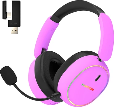 Наушники Hator Phoenix 2 Wireless Cyber Violet (ESH42)