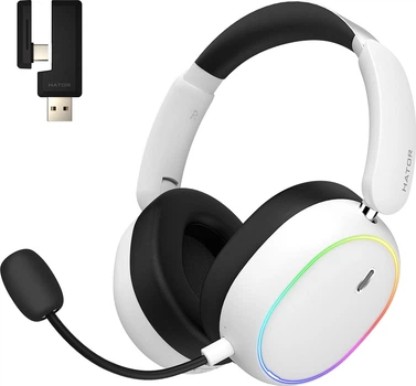 Навушники Hator Phoenix 2 Wireless White (ESH41)