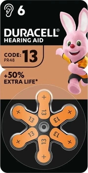 Батарейка в слуховий апарат DURACELL DA 13 B6
