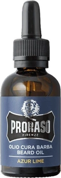 Олія Proraso Azur Lime для догляду за бородою 30 мл (8004395007417)