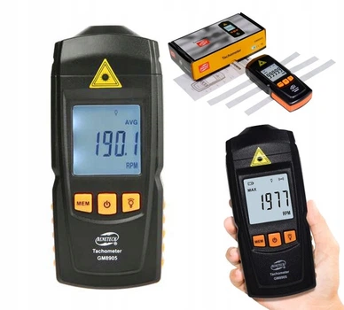 Тахометр бесконтактный (2,5-99999 об/мин) BENETECH GM8905
