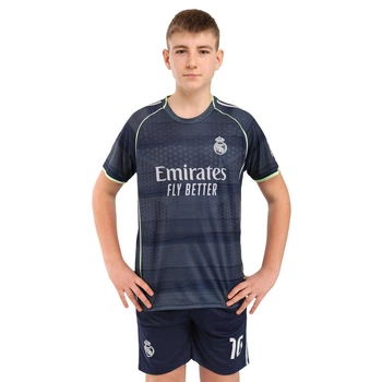Форма футбольная детская Real Madrid Mbappe №10 SP-Planeta 7340 размер 30 рост 150-155см