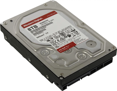 Жорсткий диск Western Digital Red Plus 8 TB 7200 rpm 256 MB