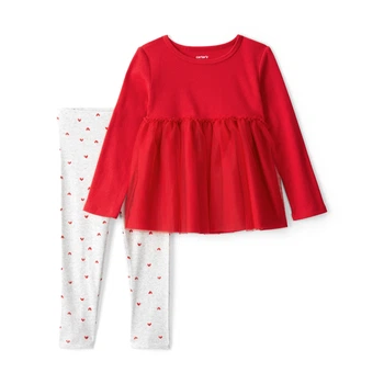 Комплект Carter's 2в1 кофта, брюки для девочки 88-93 см (2U025410_2T)