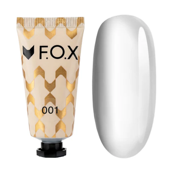 Полігель для манікюру FOX Poly gel Nano №001 Білий 15 мл (27199WB)