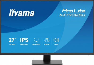Monitor 27" iiyama ProLite X2793QSU (X2793QSU-B1)