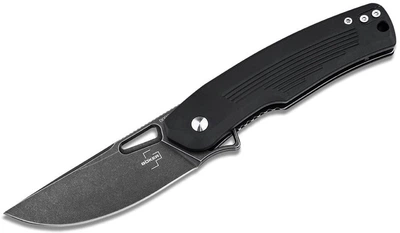 Ніж Boker Plus Nahal 01BO628 D2 black stonewash фліпер алюміній Eran Manasherov (23731086)