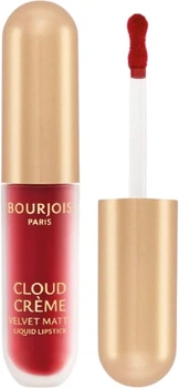 Рідка матова губна помада Bourjois Cloud Creme Velvet Matte 08 Cherie Cherry 3.1 мл (3616306834958)