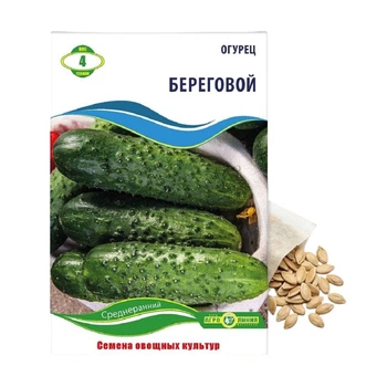 Огурец Береговой Агро Линия, 4г, устойчивый сорт для открытого грунта и классической хрустящей засолки