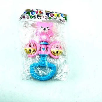 Погремушка собака 2076-12A_Pink-Blue