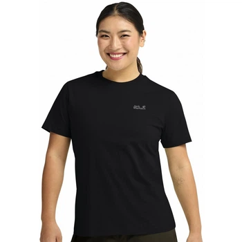 Футболка ESSENTIAL T W Jack Wolfskin A65757_6000 38-40 Чорний (4064886622776)