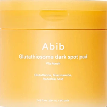 Тонер-пады для лица Abib Glutathiosome Vita Touch осветляющие 220 мл 60 шт (8809562558477)