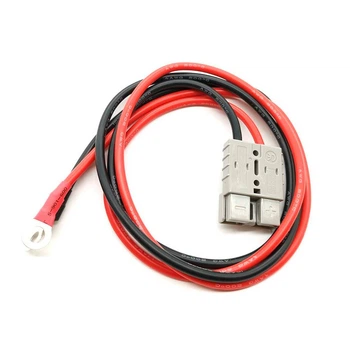 Силовий роз'єм живлення SB Anderson 50А 600V з кабелем 8AWG 50см (UG-37485)