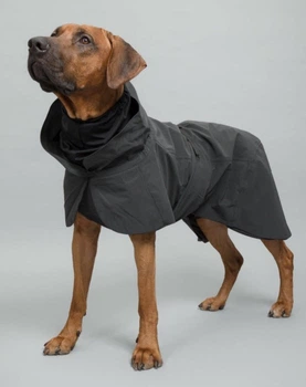 Дождевик для собак с антибактериальной подкладкой PAIKKA Visibility Raincoat Dark 30