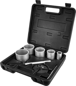 Zestaw otwornic wolframowych Graphite 33-83 mm 8 szt 56T743 (5902062117939)