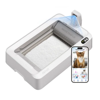 Автоматичний смарт лоток PETKIT Purobot Crystal Duo with Camera 10кг White (P9905)