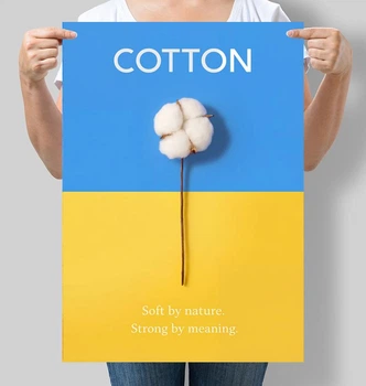 Патриотический постер Cotton Хлопок A3 30×42 см (NU152_А3)