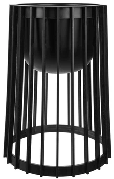 Kwietnik dwustronny Kadax  Aytre 40 cm + wkład Czarny K12532 (5906638322949)