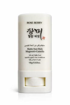 Матовий сонцезахисний стік RoseBerry Matte Sun Stick Mugwort+Camelia SPF 25+