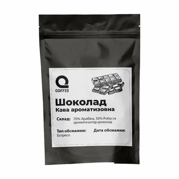 Кофе ароматизированый Q coffee Шоколад 250г