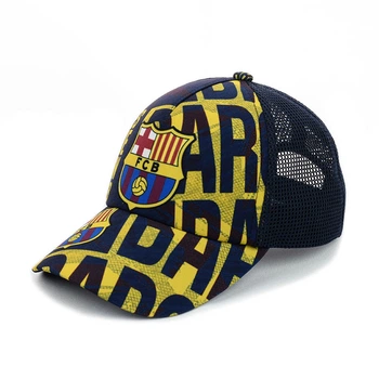 Детская кепка с сеткой футбол "FC Barcelona"
