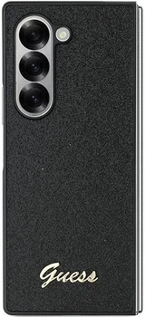 Панель Guess 4G Glitter Script Case для Samsung Galaxy Z Fold 6 Black (3666339322632)