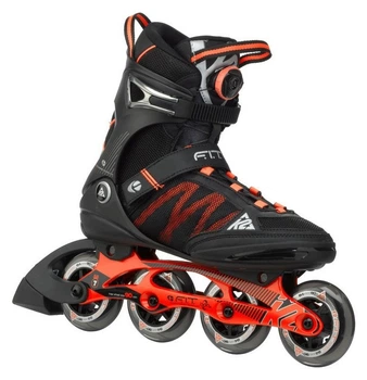 Роликові ковзани для дорослих K2 FIT BOA M 44 (10.5US) 285мм Black/coral (3050000) (270мм)