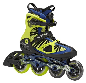 Роликові ковзани для дорослих K2 VO2 100 X BOA M 44 (10.5US) 285мм Black/lime/blue (3040006) (280мм)