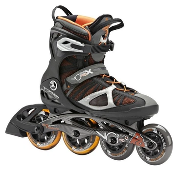 Роликові ковзани для дорослих K2 VO2 100 X PRO M 44.5 (11.0US) 290мм Black/grey/orange (3040007) (280мм)