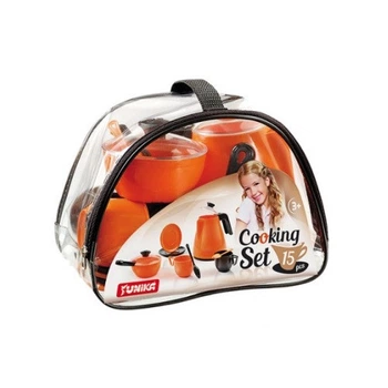 Набір іграшкового посуду UNIKA “Cooking Set” 15 предметів колір помаранчевий (71467)