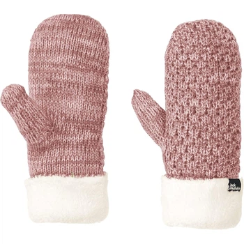 Жіночі рукавиці Jack Wolfskin Highloft Knit Mitten зимові з хутром M 1908001 3068 003 M
