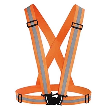 Світловідбиваючий пояс-жилет для велосипедистів LOW Waistcoat Orange