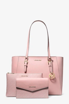 Жіноча сумка-тоут Michael Kors one size Рожева пудра (139117)