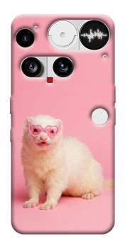Чехол Белый хорёк для Nothing Phone (3)