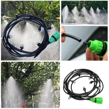 Душ-ороситель воды для террасы и сада туман Patio Mist Cooling kit 10м